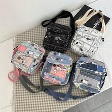 SNOOPY 新款百搭女款卡通肩背兩用手機包 可愛史努比迷你方形包 - B - 查看 3