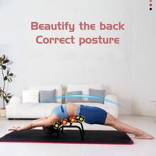 MBB Mini Inversion Table By Mini Stretch 300 Lbs Weight Capacity, Back Stretcher Machine For Home Use-Back Trainer Relief For Back Pain,Compact Foldable Back Stretcher For Home Use, Relieve Back Pain, Re-Align SpineFoldabl, - Black and Red - View 4