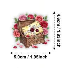 50pcs Transparent PET Vintage Floral Stickers, Vintage Floral Decorative Series, PET Transparent Stickers, Aesthetic Sticker Pack - Perfect For Decorating Scrapbooks, Junk Journals, Bullet Journals, Planners, Water Bottles, Phone Cases And Laptops - 50pcs - View 10