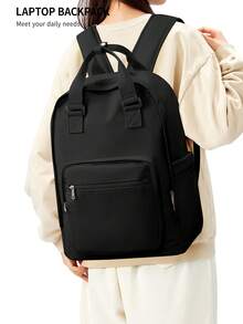 Large Capacity Student Backpack, Suitable For Middle And High School Students, Practical Travel Backpack, Portable Laptop Backpack That Can Hold A 15.6-Inch Laptop, Multi-Functional Backpack Suitable For Outdoor, Travel, Hiking - Multicolor - View 12