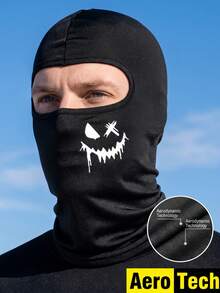 Breathable Unisex Balaclava Face Mask, Stretchable Summer Cooling Neck Gaiter, Multi-Functional Graffiti Logo Hat Mask, Suitable For Cycling, Outdoor Running, Fishing, Skiing, Washable Windproof Headwear, Fitness - Multicolor - View 7