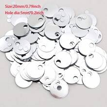 20g Silver Laser Flat Round Sequins, 3-30mm Bulk Loose Sequins For Handicrafts, DIY Decoration, Clothing Embroidery, Jewelry Making And Crafts - S - View 31