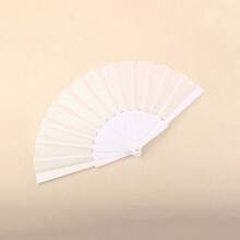 Glossy Folding Hand Fan, Transparent Fan Bones, Sequin Fan Surface, Easy To Open And Close, Summer Beach Fan, Beach Accessory, Suitable For Festivals, Weddings And Travel, Fashionable Wedding Gift Or Party Favor, Bridal Wedding Gift, Bridesmaid Accessory - Multicolor - View 20