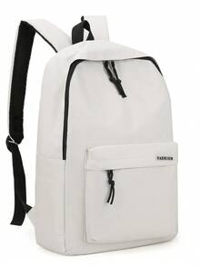 1pc Breathable Lightweight Backpack, Unisex Couple Style, For School, Office, Casual Travel, Large Capacity Bookbag, Campus Bag School Supplies - Men's and Women's Backpacks - View 13