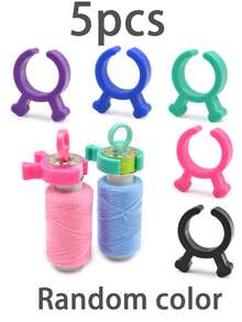 10/5/1pc Heavy Duty Spool Clamp Protector With Threaded Lock - Fits All Spool Sizes (Inner/Outer Thread) Winding Spool Clamp, Prevents Spool End Detachment, Spool Fixing Clamp, Spool Fixing Roll, Silicone Spool Ring - Multiple Styles - View 8