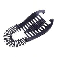 1pc/2pcs Hair Claw Women Hair Comb Banana Clip Hair Riser Claw Hair,Bun Extension - Multicolor - View 4