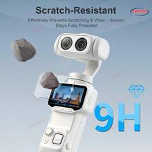 1-3 piezas Protector de pantalla fácil de instalar para Insta360 Luna Ultra Vidrio templado para Insta360LunaUltra LunaUltra Película protectora - Ver 4