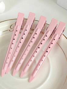 1/5/12/24pcs Hair Clip Set - Crocodile Clips, Suitable For Long Curly And Thick Hair - Multicolor - View 3