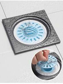 Universal Straight-Through Odor-Proof Floor Drain Core, Automatic Closing Easy-Install Filter, Anti-Insect Floor Drain Cover For Bathroom - Multicolor - View 4