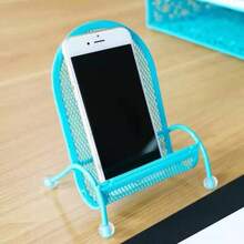 Stainless Steel Phone Stand (Heavy Base Design) – Adjustable Height, Ergonomically Designed For Bedside And Desktop Use, Securely Holds Smartphones, Tablets, Cameras, And Other Devices. - A - View 14