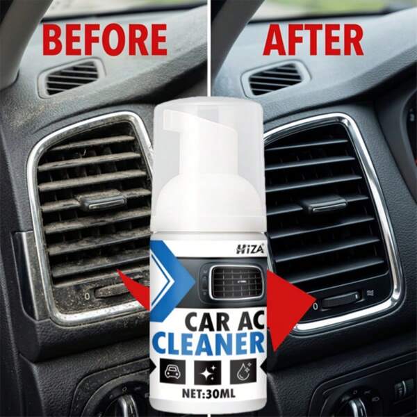 Car Air Conditioning Vent Care - Rinse-Free Formula, Keeps Air Fresh, Effectively Controls Odor