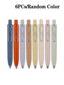 6/1 Stück süßer Mini-Kugelschreiber mit 0,5 mm Spitze, schwarze Tinte, glattes Schreiben, tragbar, Schreibwaren für Schüler, Geschenk zum Schulanfang, Schulpreis, Tagebuch-Schreibstift, Projekt-Schreibstift - A - Übersicht 9