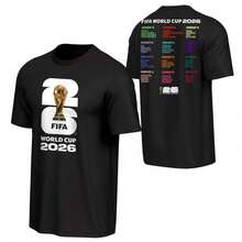 FIFA World Cup 2026 ™     World Cup Bracket Tee - Unisex - Black - View 1