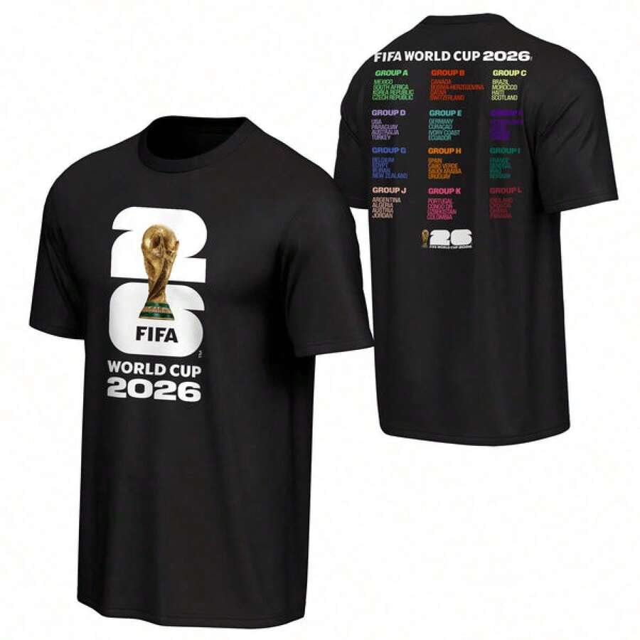 FIFA World Cup 2026 ™ World Cup Bracket Tee - Unisex - Black - View 1