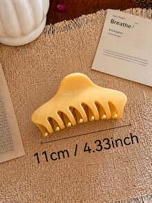 3pcs/1pc Women's Green Oval, Red Bow And Yellow Square Hair Claw Combination Hair Claw Fashion Back Of Head Hair Claw Hair Clip Hair Accessory, Fashionable Versatile, Elegant Minimalist, Suitable For Daily, Casual, Party, Beach, Vacation, Hairstyle Design, Face Washing/Hair Washing, Makeup, Clothing Accessory, Spring Hair Claw, Summer Hair Claw, Autumn Hair Claw, Winter Hair Claw - Multicolor - View 3