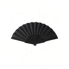 Glossy Folding Hand Fan, Transparent Fan Bones, Sequin Fan Surface, Easy To Open And Close, Summer Beach Fan, Beach Accessory, Suitable For Festivals, Weddings And Travel, Fashionable Wedding Gift Or Party Favor, Bridal Wedding Gift, Bridesmaid Accessory - Multicolor - View 19