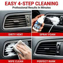 Car Air Conditioning Vent Care - Rinse-Free Formula, Keeps Air Fresh, Effectively Controls Odor - 30ml - View 2