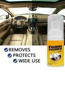 EELHOE Pembersih Busa Mobil Multifungsi, Cocok Untuk Membersihkan Interior Mobil, Disinfeksi Atap dan Jok, serta Menghilangkan Bau. - Jeruk - View 7