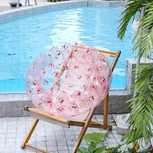 Transparent Sequin Fruit Inflatable Pool, Essential Pool Supplies, Pool Accessories, Beach, Pool Float, Backyard Party - Circular Swimming Pool - View 4
