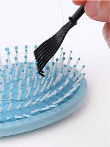 1pc Curly Hair Venting Comb, Solid Color Plastic Venting Styling Comb With Airflow Slots, Flexible Teeth, Pointed Tail Design, Suitable For Curly, Wavy And Thick Hair - Multicolor - View 12