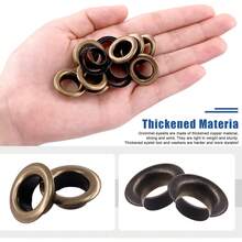 50pcs Metal Eyelet Set For Dress, Includes Washers, Leather Repair, Eyelets - Multicolor - View 8
