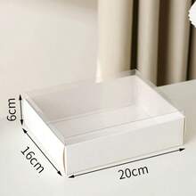 5/10 Transparent Pastry Boxes With Clear Lids, Large-Capacity Dessert Containers Perfect For Korean/French Macarons, Cakes, And Cupcakes-Ideal For Afternoon Tea And Baking Gifts, As Well As Reusable Gift Packaging. - Cake Box - View 11