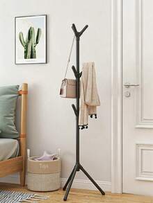 Bedroom Floor Standing Storage Rack, Vertical Coat Rack, 170cm Long X 50cm Wide, 9 Hooks Single Bar Design, Nordic Minimalist Style, Sturdy And Durable, Can Hang Clothes, Hats, Bags - Integrated Double Hook Rear Door Hanger - View 8