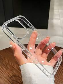 手機殼：5件組 TPU 軟透明手機保護殼，相容 iPhone 18/18 Pro/18 Pro Max/17/16/15/14/13/12/11 Pro Max/17 Air/16/15/14 Plus/13/12 Mini/X/Xs Max/Xr/8/7 Plus 背蓋 - 透明2 - 查看 2