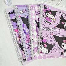 Sanrio Authorized Kuromi 2/4pcs A5/A7 Spiral Notebooks, Colorful Lined Cover And Inner Pages Design, Suitable For Office, Accounting, Study Notes, Student Gift And Back To School Essential - Multicolor - View 5