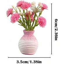 Cute Bellflower Bouquet Car Air Freshener Vent Clip, Mini Artificial Flower, For Car Vent Decoration, Car Interior Dashboard Decor Accessory - Bouquet Air Vent Clip - View 3
