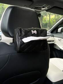 創意蝴蝶結車用面紙收納盒、車用面紙裝飾袋、車內面紙袋、車用面紙盒、面紙裝飾袋 - 蝴蝶結 - 查看 8