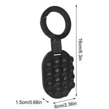 Soporte Magnético para Teléfono Rotatorio 360° Plegable Portátil Soporte Universal para Teléfono - Negro - Ver 2