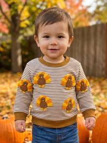 Newborn Baby Sweatshirts - Khaki - View 4