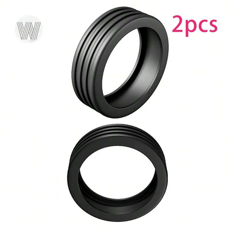 2PCS/4PCS Back To School College Student Essential Luggage Protective Cover, Trolley Bag Wheel Covers, Silent Silicone Universal Wheel Caps, Noise Reduction Protection, Suitable For: University Dorm Essentials, Student Luggage, Affordable Dorm Necessities, Rolling Stool, Travel Essentials - Universal Silent Wheels - View 1