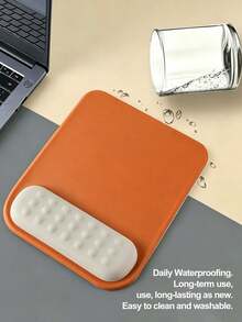 Large Ergonomic Wrist Rest Mouse Pad For Women, Memory Foam & Silicone Anti-Slip Wristband Mouse Mat - View 6