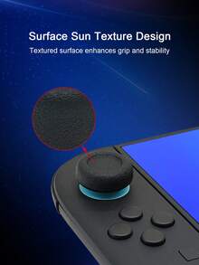 適用於 Switch 2，1件防滑菱格紋保護殼 + 4件搖桿帽套組，防摔防刮，強化遊戲操作手感，實用遊戲配件 - 查看 11