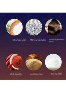 1pc Multi-Purpose Powder Spray Bottle, Home And Beauty Dual-Use Multifunctional Tool, Plastic Fine Mist Design, Leak-Proof And Portable, Suitable For Nail Glitter, Kitchen Seasoning, Hair Powder, Etc., Refillable, Suitable For Home, Travel, Hair Salon And Kitchen Scenes, Powder Spray Bottle, Travel Dispenser Spray Bottle, Plastic Portable Refillable Spray Bottle For Nail Glitter, Kitchen Pepper Powder - Multicolor - View 4