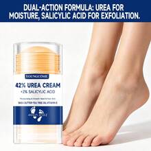 YOUNGCOME 42% Urea Cream With 2% Salicylic Acid, Intense Moisturizing Hand & Foot Repair Cream, Shea Butter Tea Tree Oil Vitamin E For Dry Rough Cracked Skin, Smooth Soft Heels Elbows Knees Care 40g - Floral - View 8