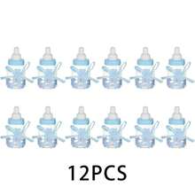 12/24Pcs Shower Party Small Gift Pink Blue Bottle Candy Box, Baby Gift Party Small Gift, Party Cake Table Decoration, Party Supplies - Multicolor - View 13