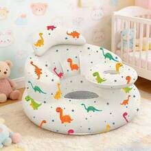 Baby Learning Seat, Portable Inflatable Baby Chair, Suitable For Babies Over 3 Months Old - Multicolor - View 2
