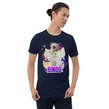 Vintage Binoo Original Short Sleeve Unisex T-Shirt Summer Tops - 黑色 - 查看 3