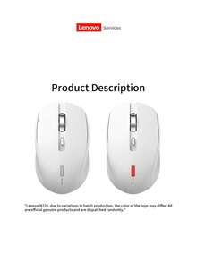 Lenovo 2.4G Wireless Silent Mouse 1600DPI USB Office Mouse Ergonomic Lightweight Portable Mouse For Laptop PC Computer Office Study - View 12
