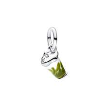 1bird, Milk Tea, Lizard Charm Silver Plated FIT Bracelet/Necklace DIY Gift - Multicolor B - View 8