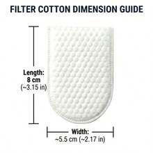 10pcs Faucet Filter Cotton + Magic Straps, Suitable For Kitchen And Bathroom, Filters Rust, Mud, Sand And Impurities, Non-Woven High Density Filter Mesh, Easy Installation, High Cost-Effective Home Cleaning Set - A - View 5