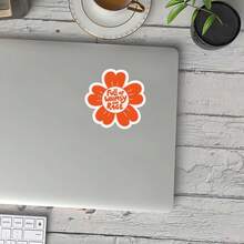 3 Inch 1pc Angry Humorous Aesthetic Sticker, Soft Dreamy Yet Highly Relatable Humorous Design, Suitable For Laptops, Notebooks, Water Bottles, Cups, Journals, Perfect Gift For Students, Teachers, Creative People, Book Lovers And Art Enthusiasts - Multicolor - View 3