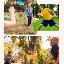 2PCS Flying Ring Outdoor Toss Toy, Durable Hollow Throwing Rings, Lightweight Portable Game For Adults, Beach, Park, Backyard, Camping, Picnic, Family Fun And Outdoor Sports - Multicolor - View 4