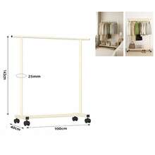 Black & White Rolling Clothing Rack, Double Rod Garment Rack With Wheels, Freestanding Metal Clothes Rail With Bottom Shelf, Heavy Duty Clothing Rack, Portable Clothes Rack, Mobile Garment Rack For Hanging Clothes, Bedroom Wardrobe Organizer - View 11