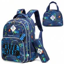 3pcs/Set Kids School Backpack, Includes Crossbody Bag, Cute Travel Backpack Set - 1080 Girls Combo Pack - View 3