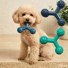 寵物小型犬咀嚼玩具，耐用設計適用於幼犬及強咬力犬隻，易於抓握，適合室內外互動娛樂 - 彩色 - 查看 10
