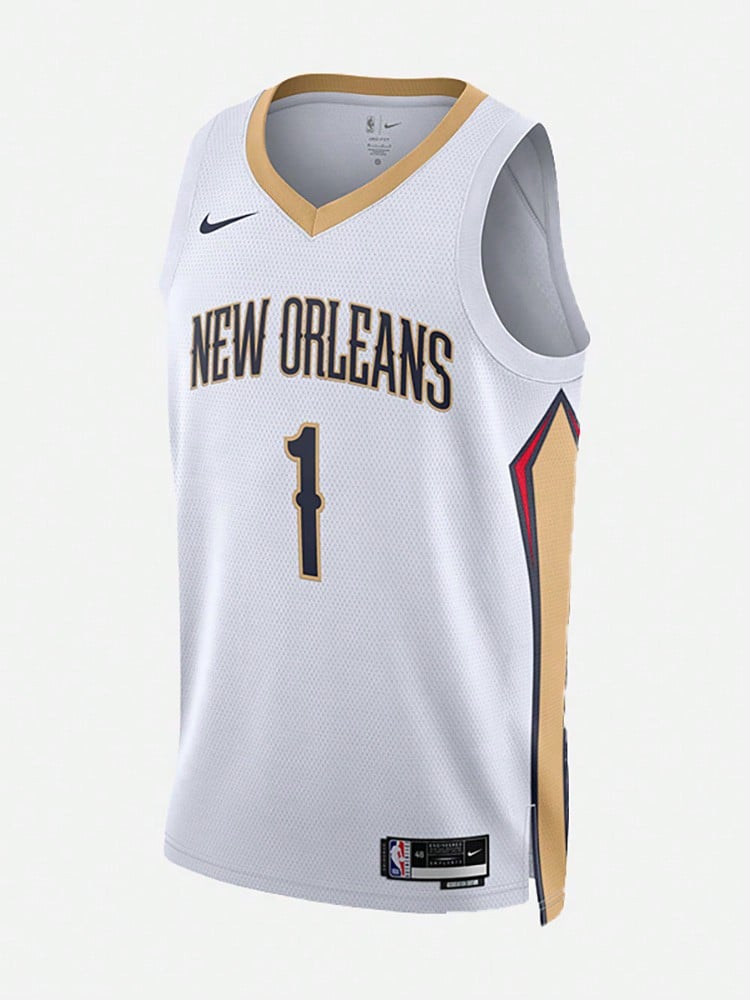Nike 正品 2023 春季紐奧良鵜鶘隊男款運動球衣 DN2086-100 - DN2086-100 - 查看 1